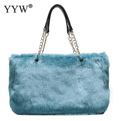 Leopard Print Crossbody Bag Women Winter Warm Large Capacity Clutch