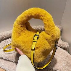 Furry Crossbody Bag Plush Small Handbag