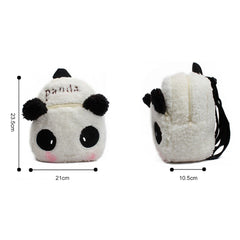 Furry Plush Winter Backpack Kids Girl Schoolbag Hand Warmer School Bag