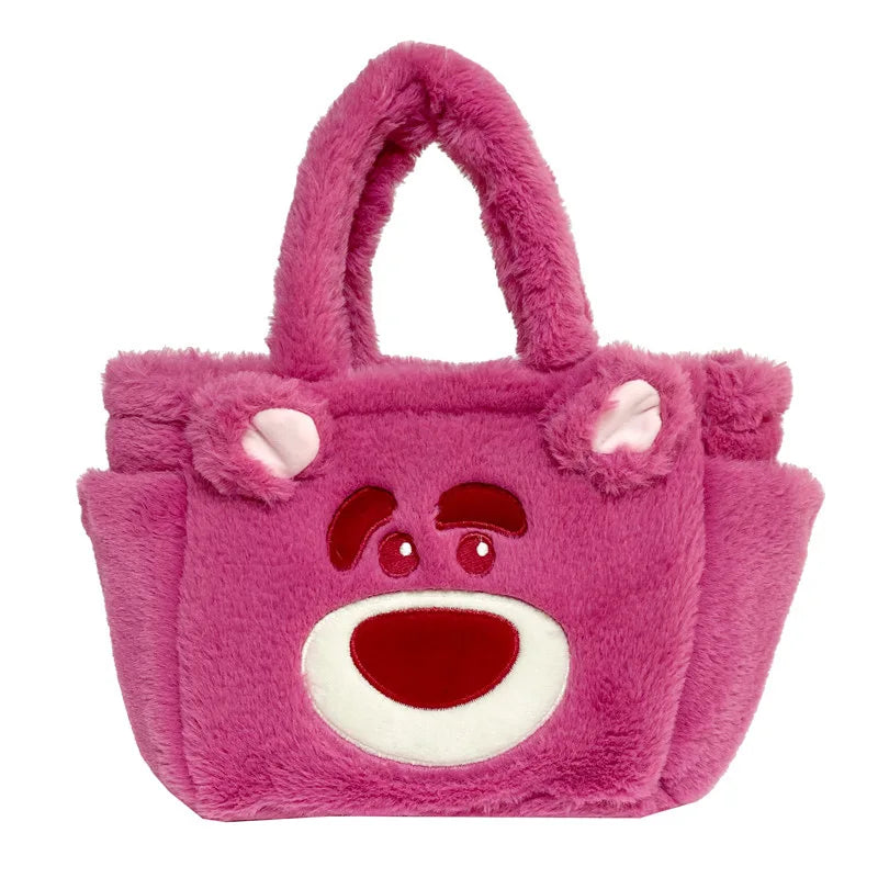 Faux Fur Winter Tote Bag for Women