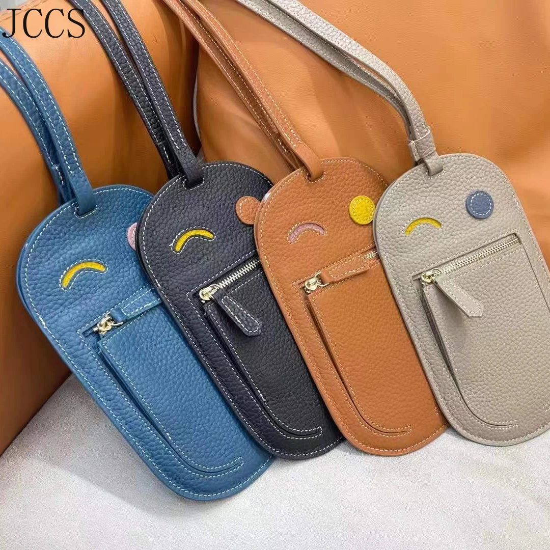 Leather Crossbody Bags for Women Mobile Phone
