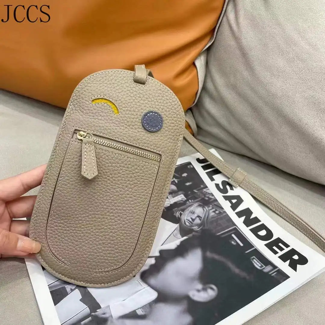 Leather Crossbody Bags for Women Mobile Phone