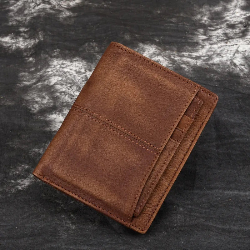 Anti-Theft Leather Men's Wallet Brush Wallet For Men