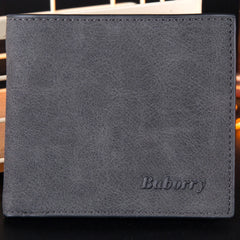 RFID PU Leather Change Bag Men Wallet Version Men's Short Wallet Pu Wallet Purse