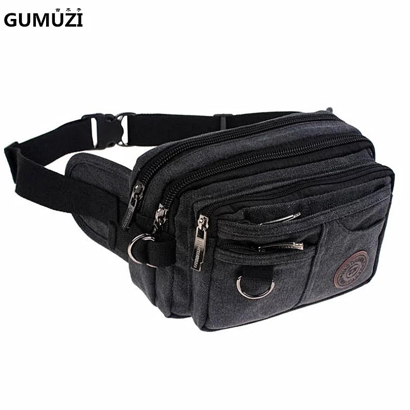 Canvas Waist Pack Casual Travel Bag