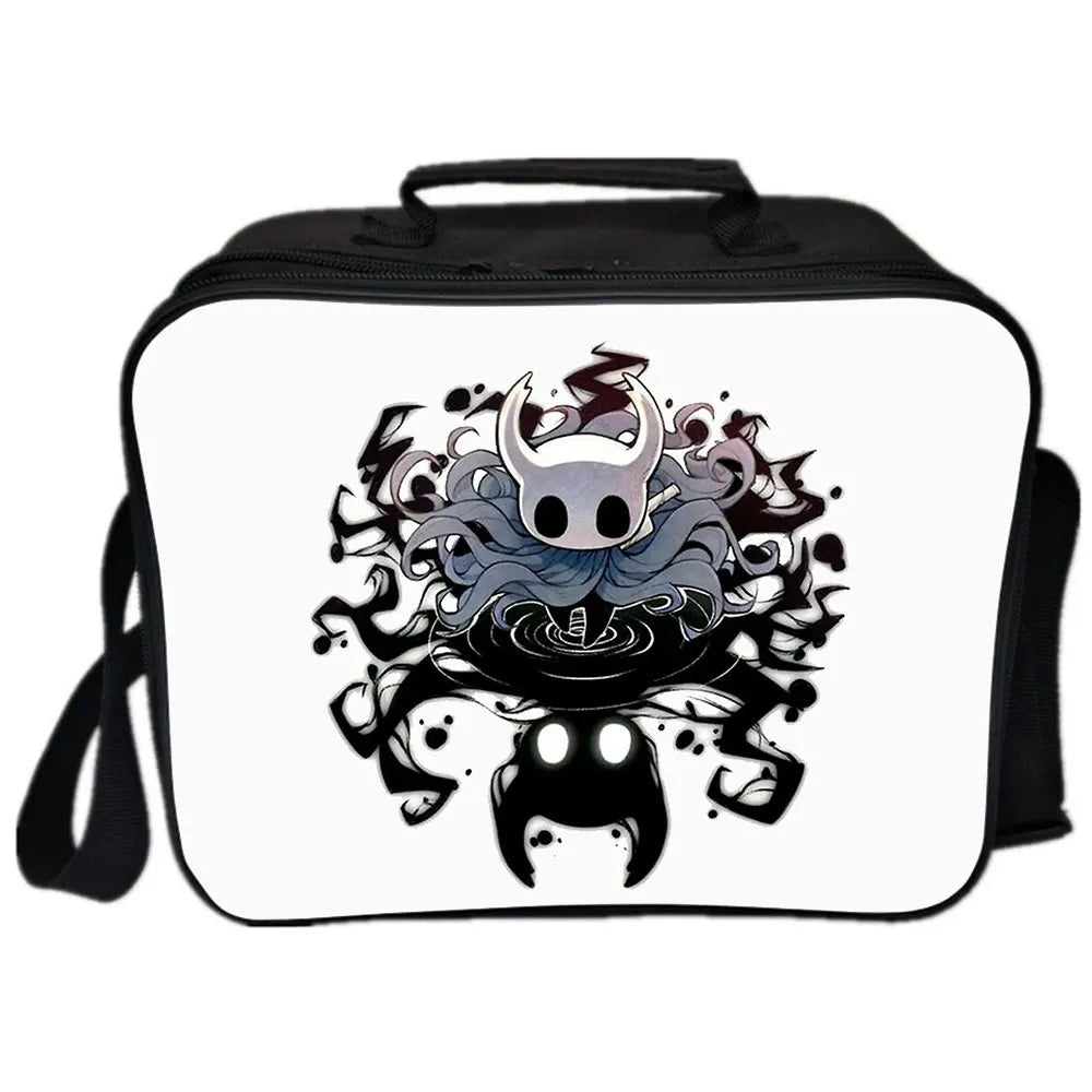 Hollow Knight Backpack Camping Shoulder Bag Insulated Canvas Picnic Lunch Bags