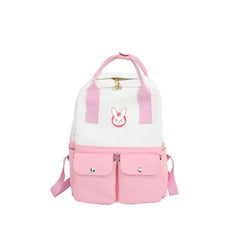 OW Anime Backpack DVA Rabbit Canvas School Bags Laptop Shoulder Travel B