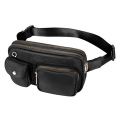 Geestock Fanny Pack for Women Double Zipper Waterproof Waist Bags