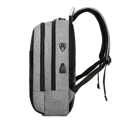 Geestock Men Anti Theft Backpack 15.6 Inch USB Charging Business Travel Bags