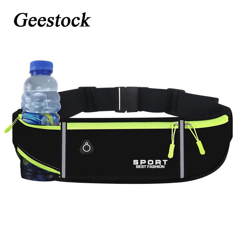 Geestock Running Waist Bag Pack for Men and Women, Hydration Cycling Pouch