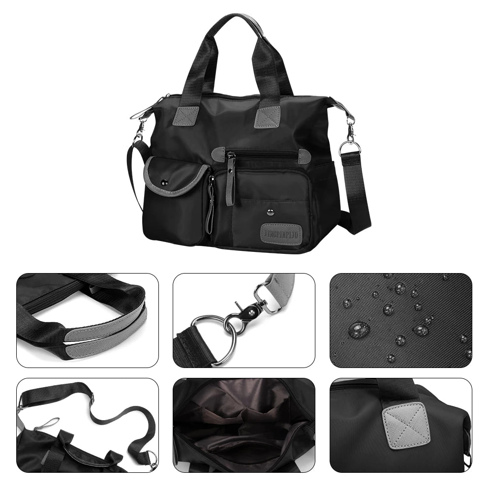 Geestock Nylon Women Handbag Travel Top-Handle Bags Large Capacity