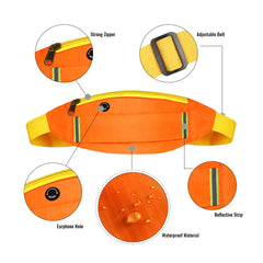 Geestock Reflective Running Fanny Pack for Women Men Phone Pouch Cycling