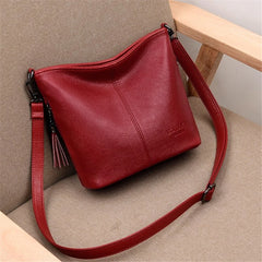 Genuine Leather Tassels Ladies Hand Crossbody Bags For Women Purses And Handbags