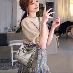 Leather Shoulder Messenger Handbags Women Bags Sac High Crossbody Bags