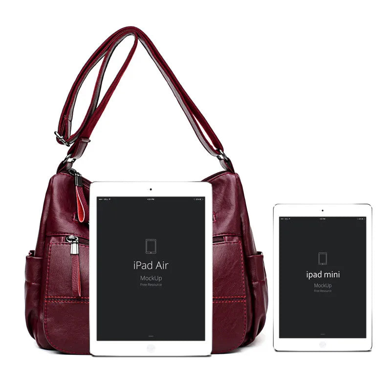Leather Shoulder Messenger Handbags Women Bags Sac High Crossbody Bags
