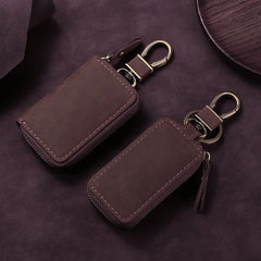 Cow Leather Key Wallet Men & Women Car Key Bag Wallet Function Key Case