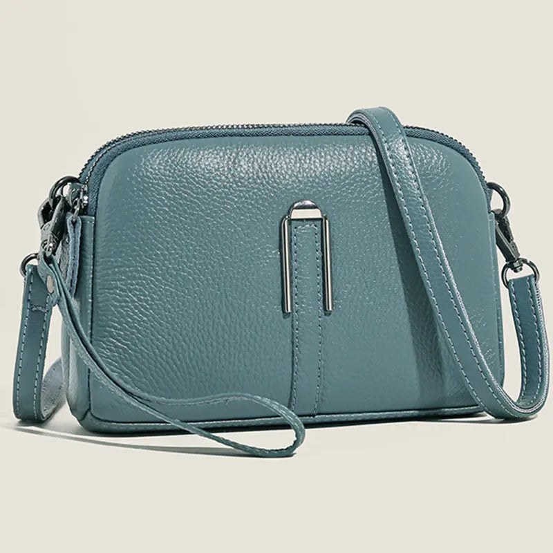 Women's Leather Shoulder Bag Crossbody Messenger Pack Clutch Phone Bags