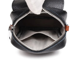 Women's Leather Multi-layer Phone Shoulder Bag
