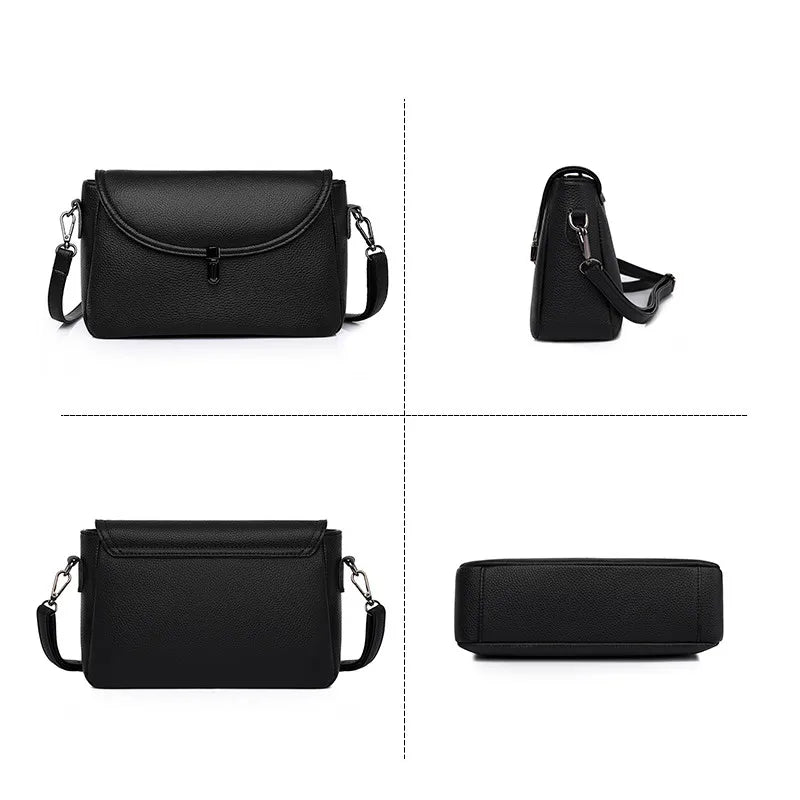 Leather Women's Shoulder Bag High Cowhide Messenger Casual Ladies Tote