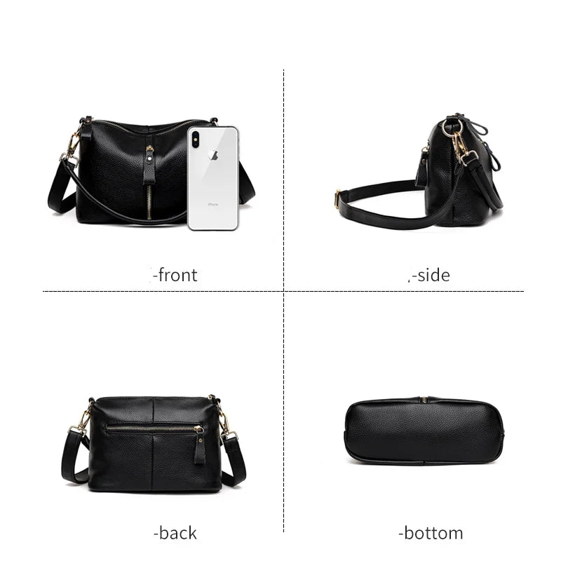 Small Leather Shoulder Bag High Quality Crossbody Tote