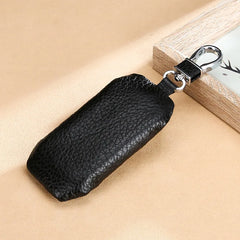 Leather Car Key Cases Men Wallets Key Holder Housekeeper Covers Zipper Bag