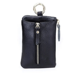 Leather Car Key Wallets Men Holder Housekeeper Keys Organizer Women Keychain