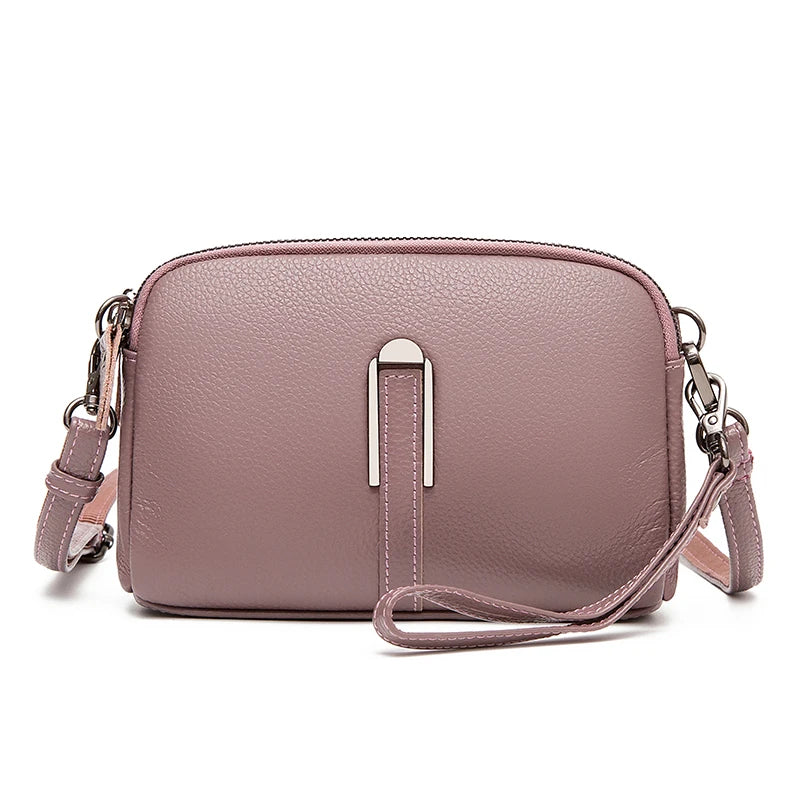 Leather Clutches Wallets Phone Bags Women Messenger Bags