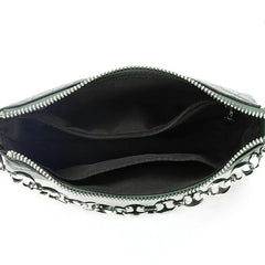 Crocodile Pattern Leather Crossbody Bag for Women