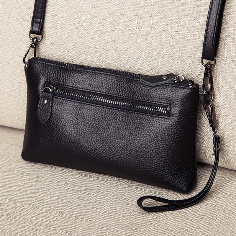 Small Leather Crossbody Bag for Women Ladies Shoulder Purse Clutch