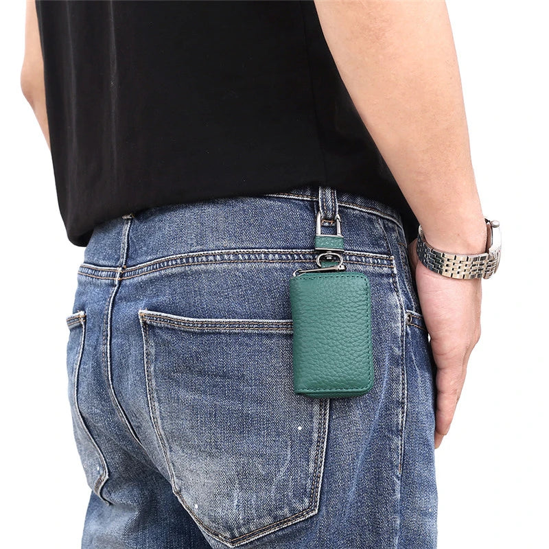 Leather Key Holder Women Key Wallet Car Key Organizer