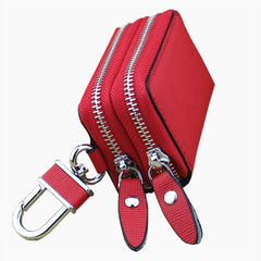 Leather Key Wallet Men & Women Car Key Bag Function Key Case Ladies Housekeeper