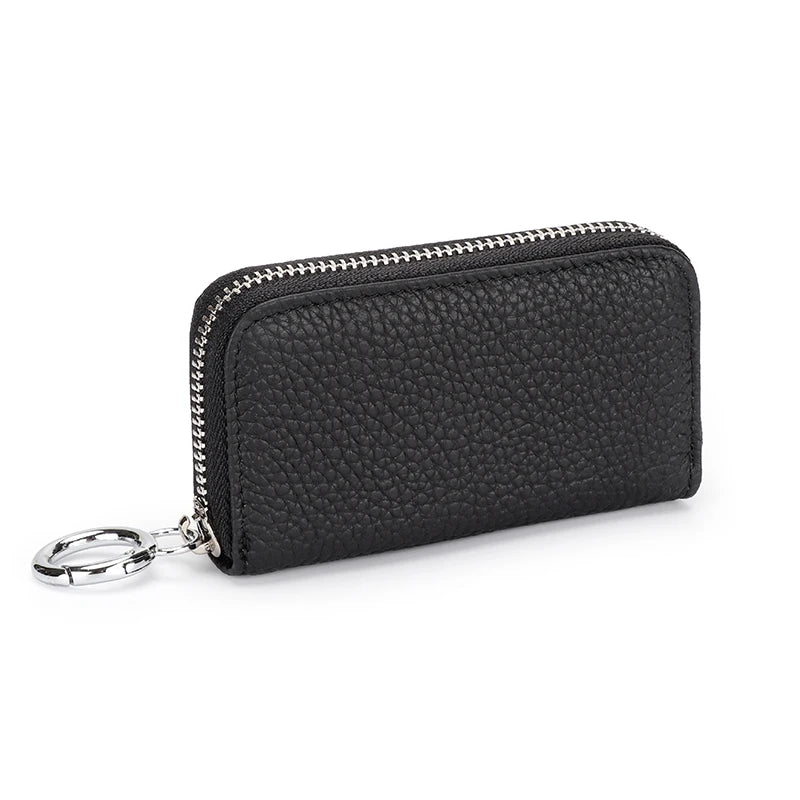 Leather Key Wallets Unisex Key Bag Multifunction Keys Organizer