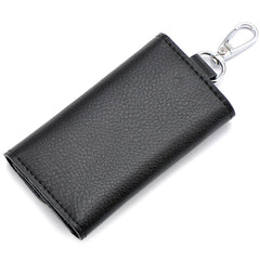 Leather Key Wallets Men Key Holder Male Keys Organizer Women Keychain