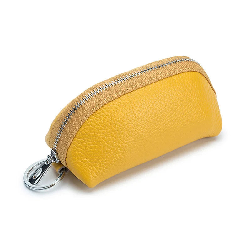 Leather Keychain Men Women Key Holder Organizer Pouch Key Case Wallet