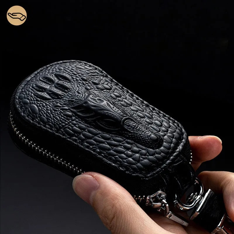 Leather Key Bag Keychain Holder for Car Keys