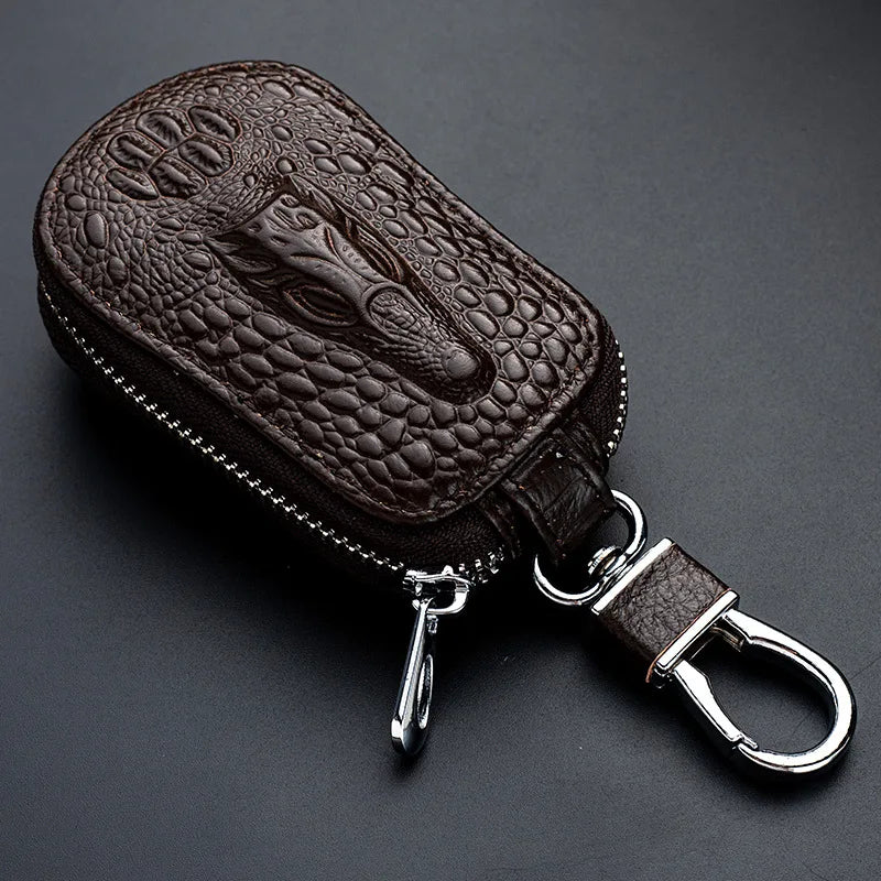 Leather Key Bag Keychain Holder for Car Keys
