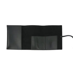 Leather Organizer Bag Travel Cable Storage Roll
