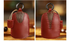 Leather Princess Car Keychain Key Holder Women Key Bag