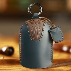 Leather Princess Car Keychain Key Holder Women Key Bag