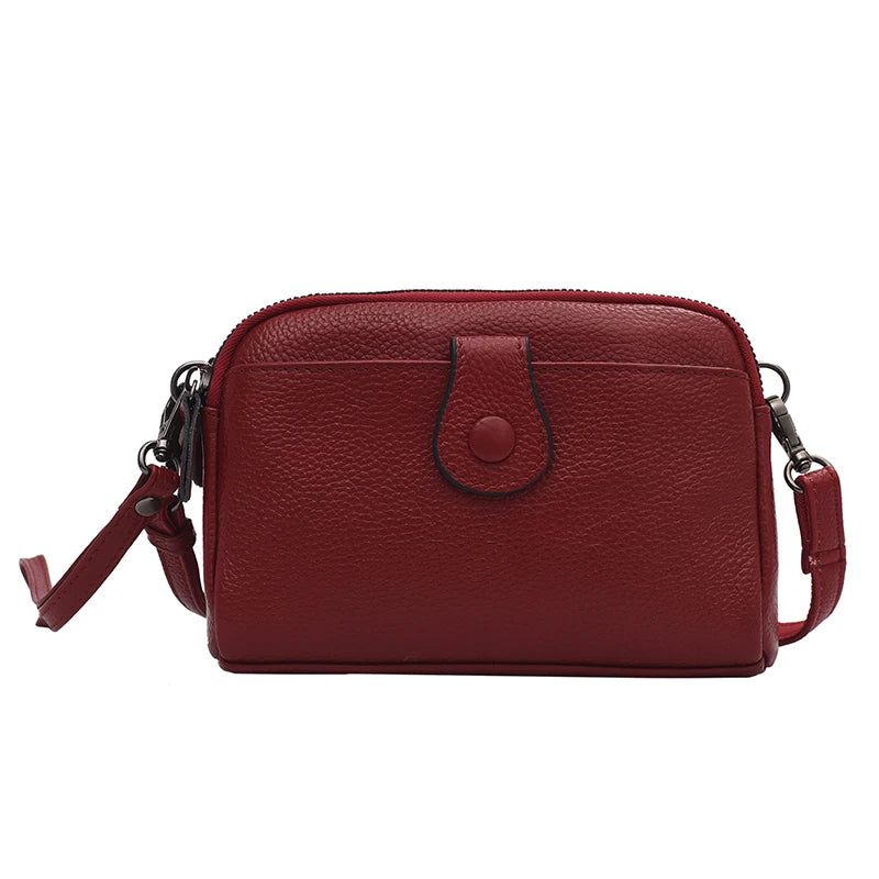 Leather Clutches Wallets Women Crossbody Bags Small Shoulder Bag