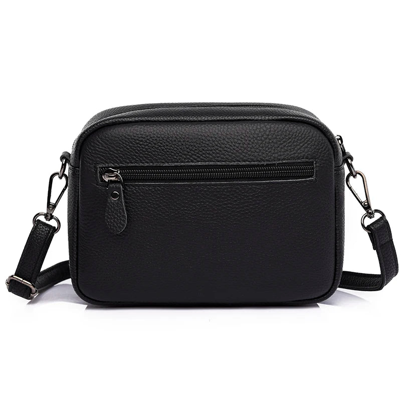Real Cowhide Women's Messenger Bag Crossbody Bags Handbags