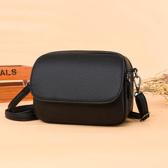 Cowhide Women's Casual Bag Messenger Crossbody Shoulder Handbag