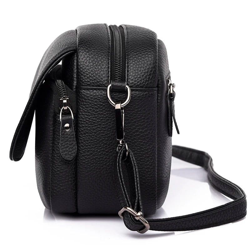 Real Cowhide Women's Messenger Bag Crossbody Bags Handbags