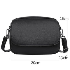 Cowhide Women's Casual Bag Messenger Crossbody Shoulder Handbag