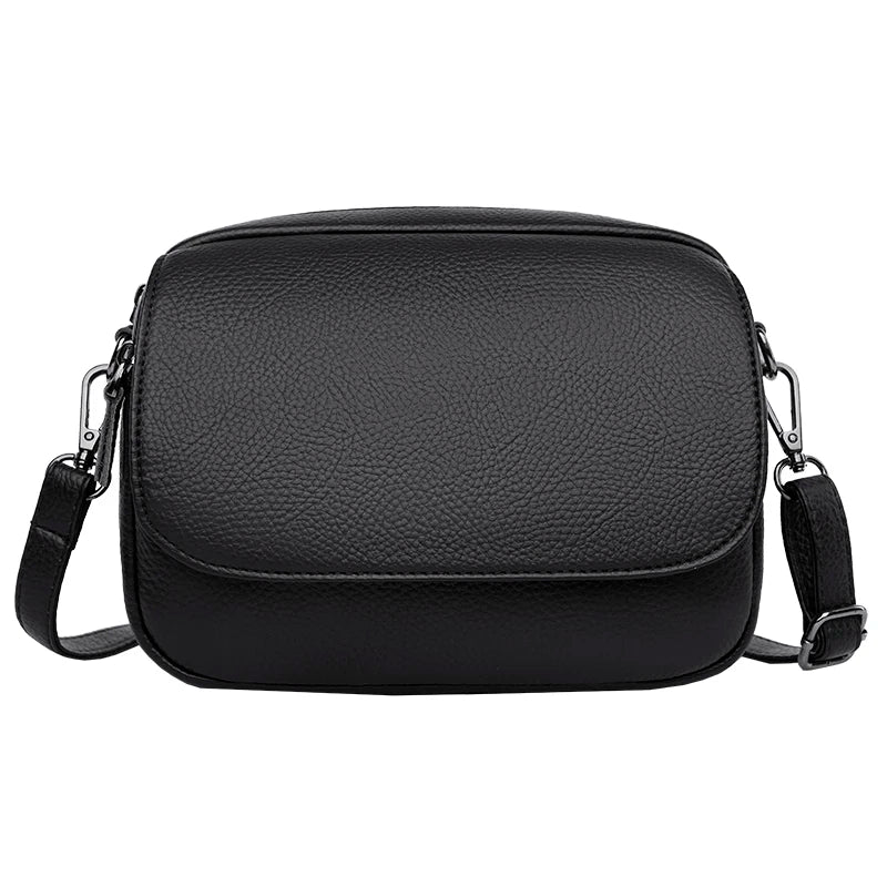 Cowhide Women's Casual Bag Messenger Crossbody Shoulder Handbag