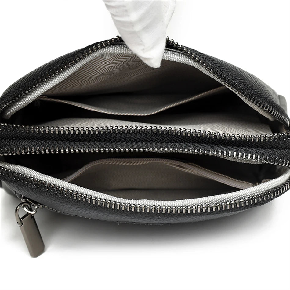 Leather Shoulder Bag Cowhide Women Bag Lady Messenger Bag