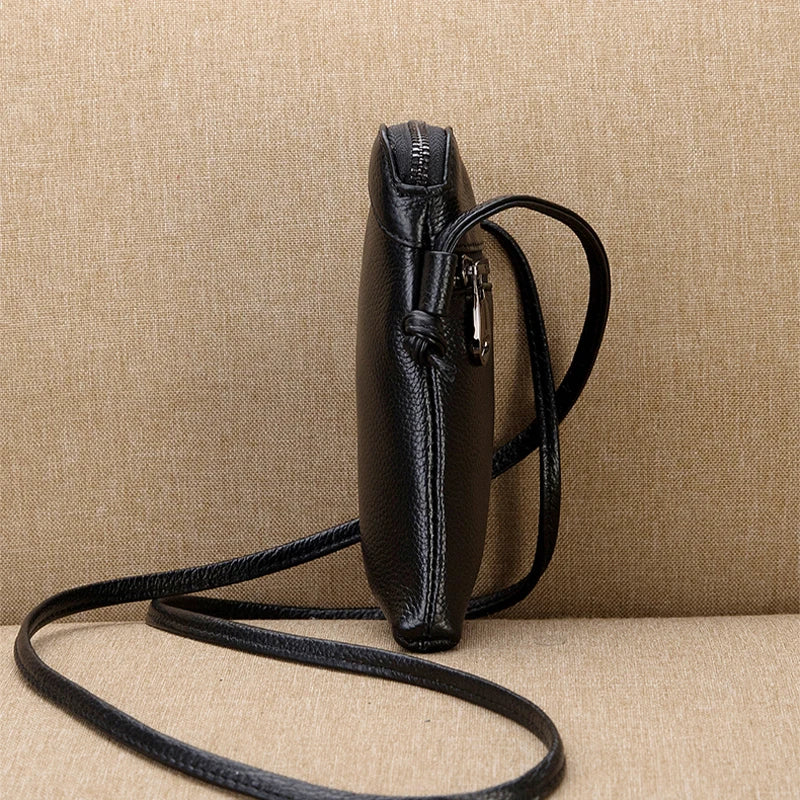 Leather Small Ladies Crossbody Bags Female Casual Shoulder Bags