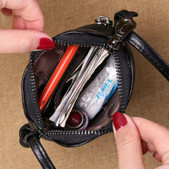 Leather Small Ladies Crossbody Bags Female Casual Shoulder Bags