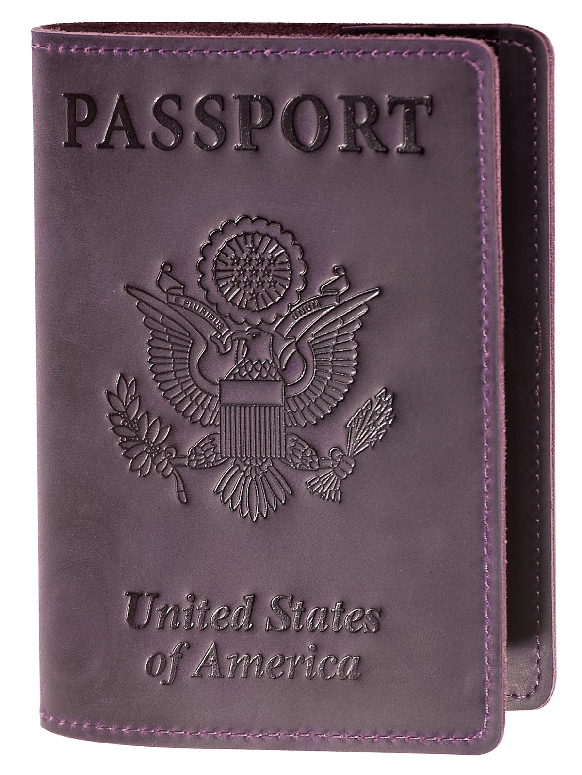 Vintage Cow Leather Passport Holder Case For Men & Women