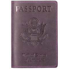 Vintage Cow Leather Passport Holder Case For Men & Women